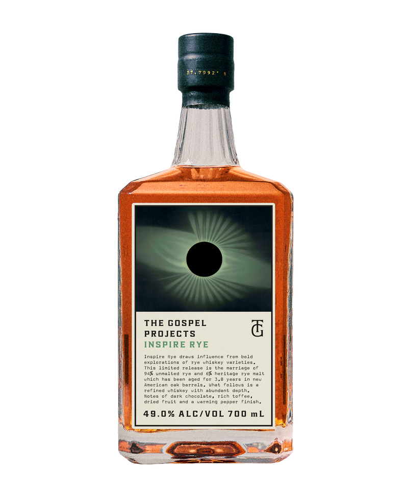 PROJECT RELEASE INSPIRE RYE – The Gospel Whiskey