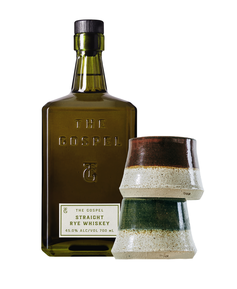 Straight Rye Ceramic Whiskey Cup Kit