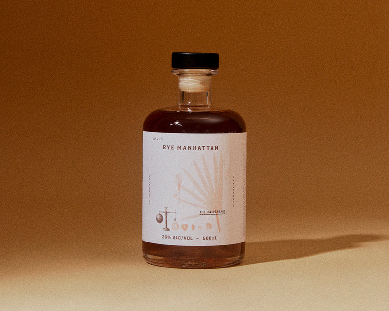 Rye Manhattan Cocktail