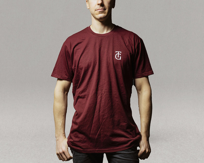 The Gospel Burgundy T-Shirt I