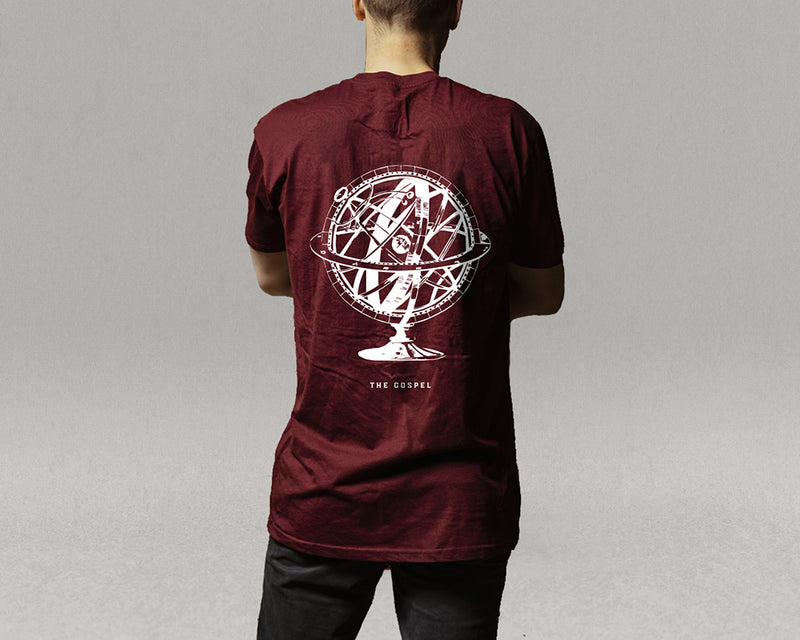 The Gospel Burgundy T-Shirt II