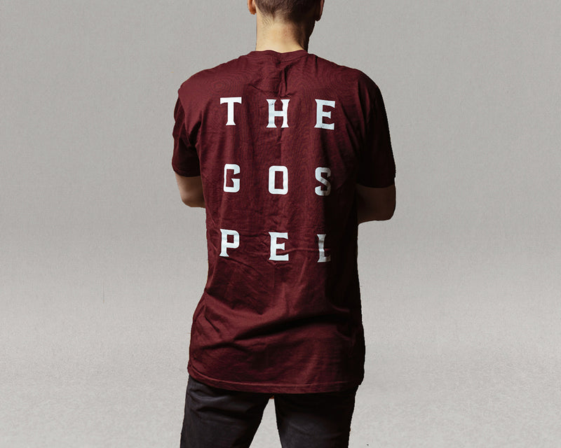 The Gospel Burgundy T-Shirt I
